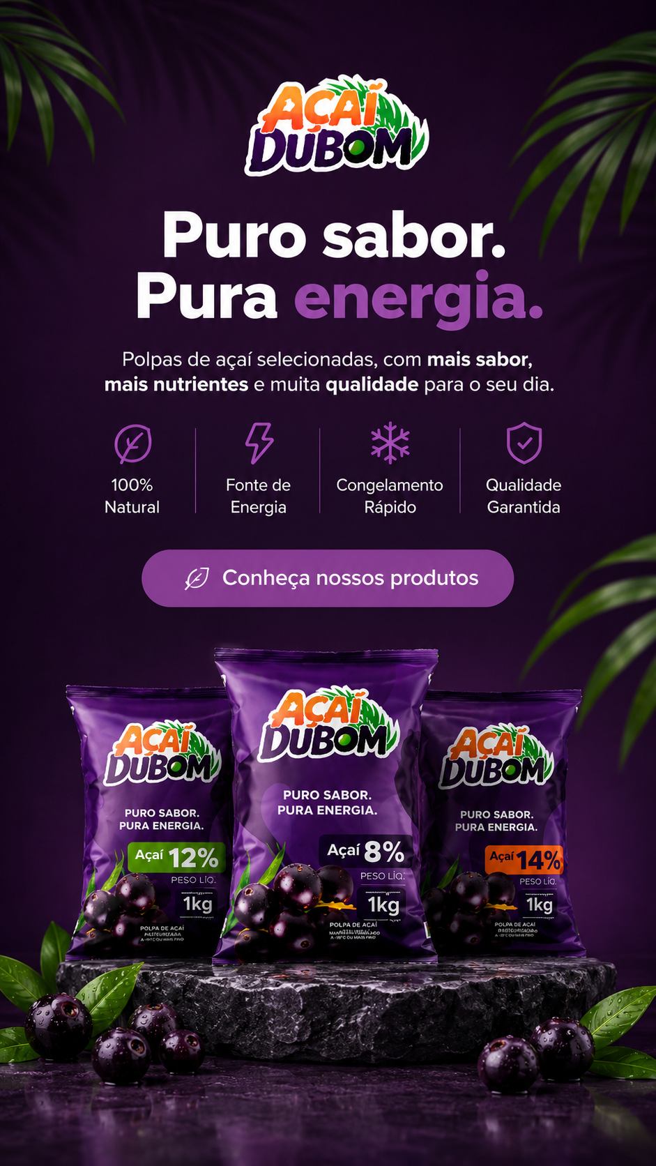 Açaí Du Bom - Puro sabor, pura energia